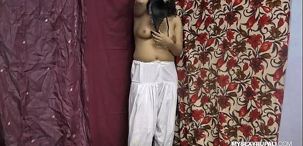  Rupali Indian Girl In Shalwar Suit Stripping Show